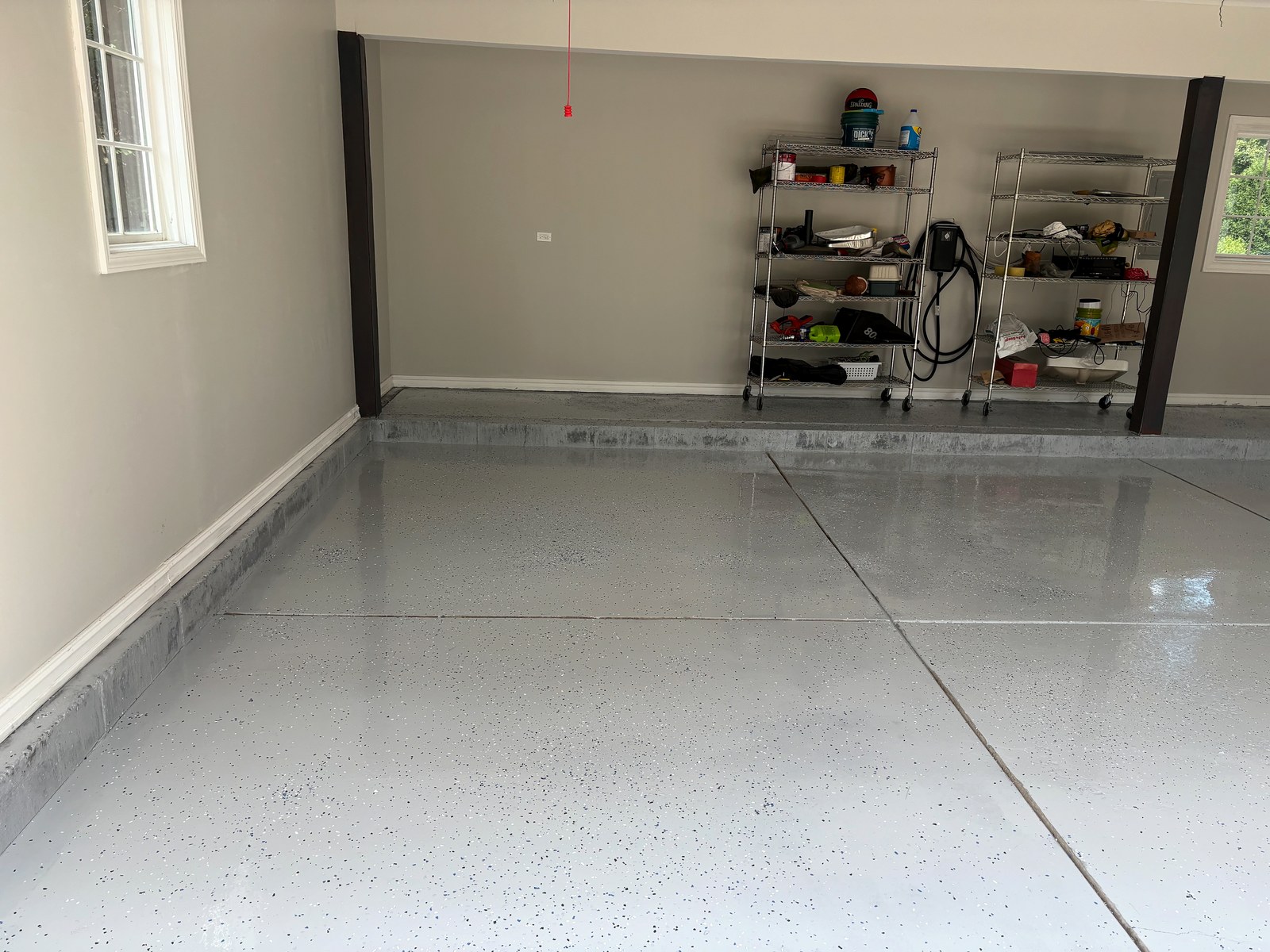 Epoxy garage floor